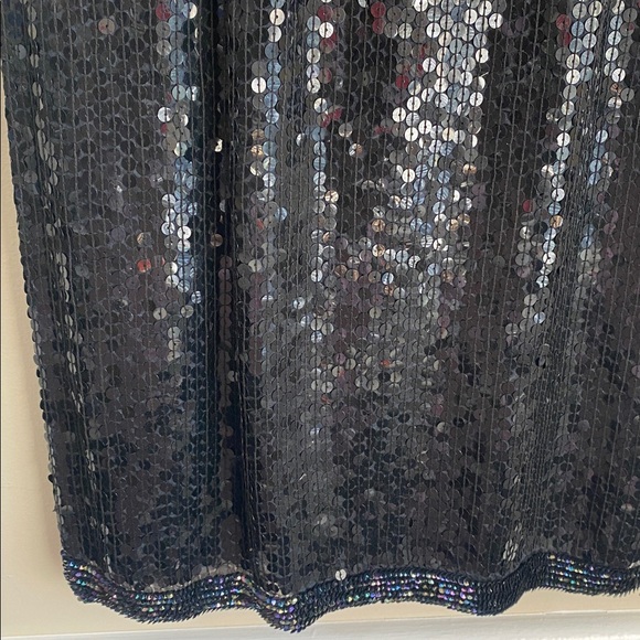 Mukesh nitz black sequin dress size smalll - Picture 3 of 9